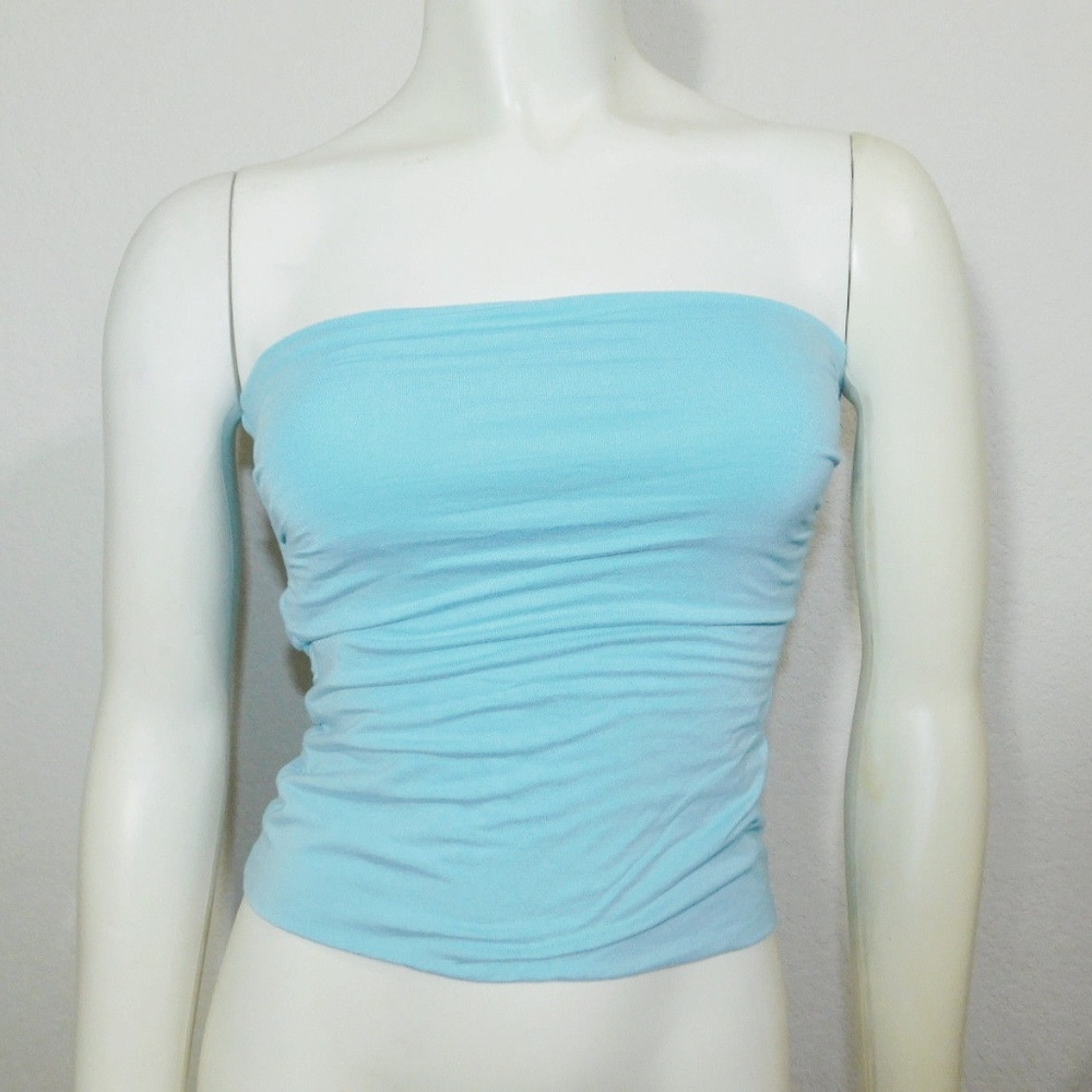 Small TRINA TURK Blue Tube Top